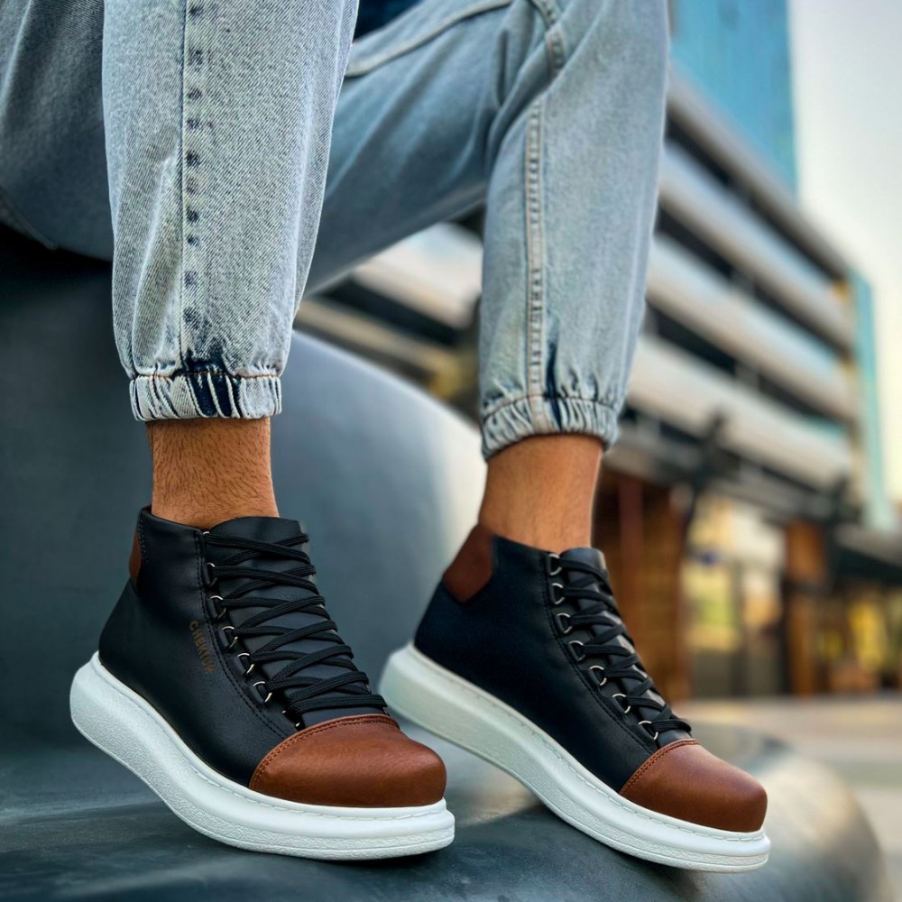 mens high top sneaker boots